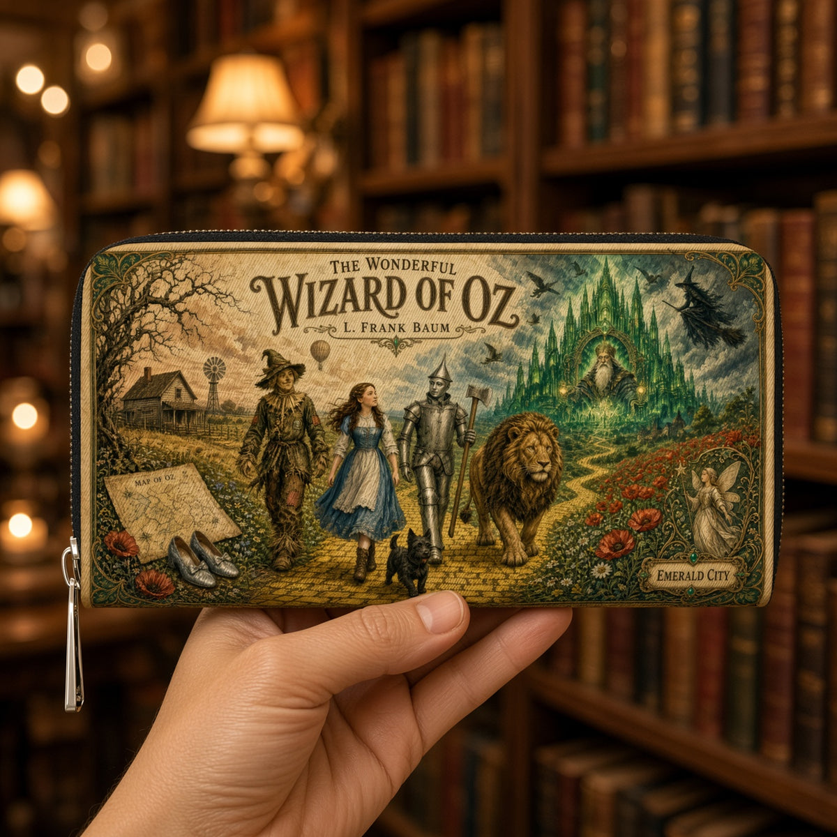 The Wonderful Wizard of Oz Emerald City Wallet