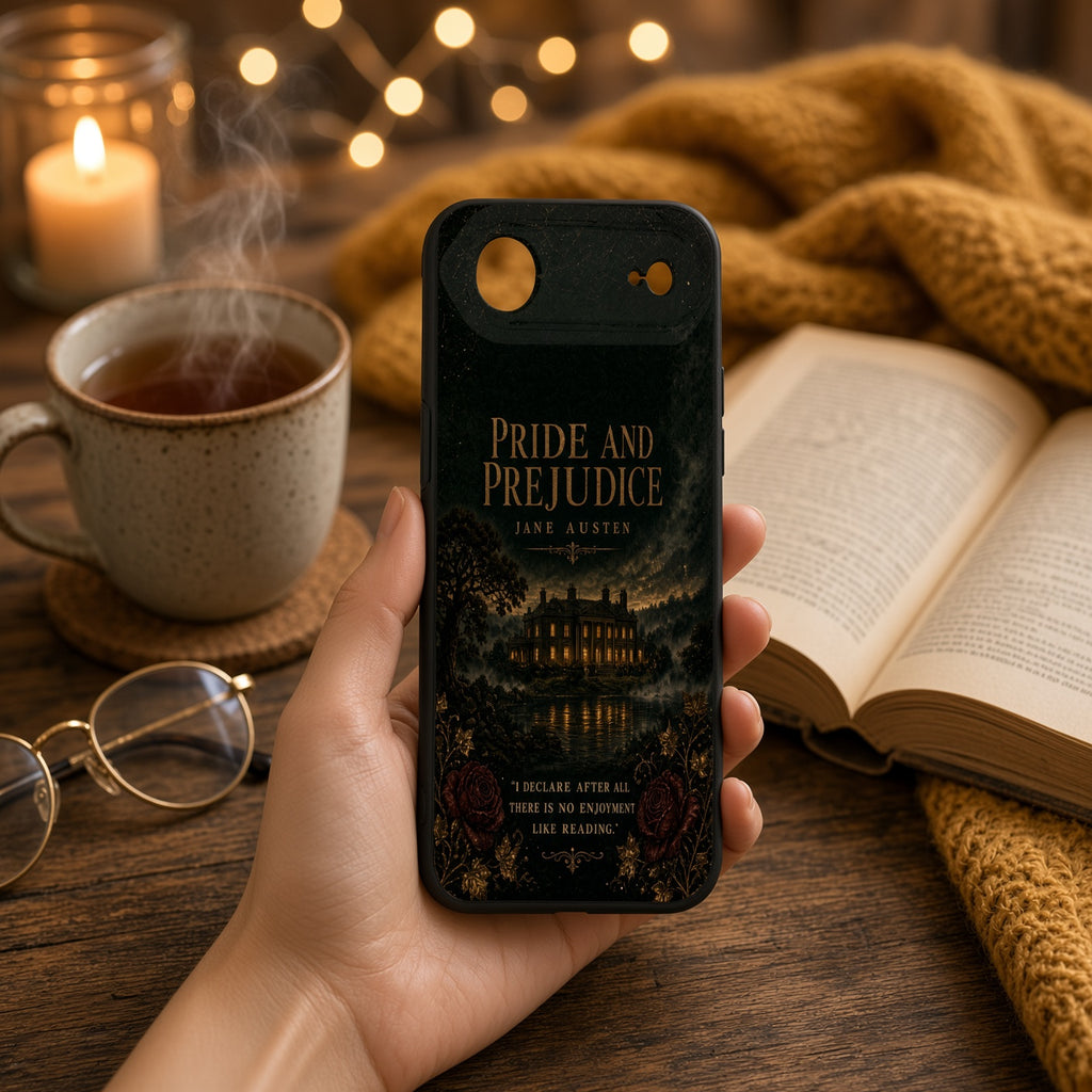 Pride & Prejudice — Literary iPhone 17 Silicone Case
